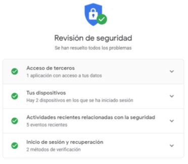 Revisión de seguridad