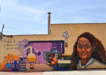 Imagen mural Carmen Martínez
