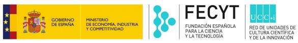 Logo del Ministerio y de FECYT