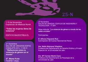 Cartel de los actos 25-N
