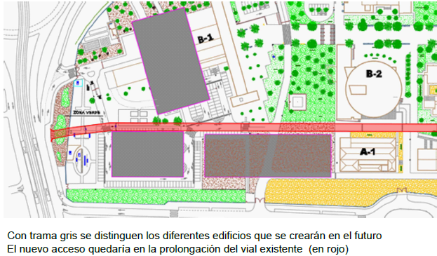 Plano Nuevo acceso Peatonal