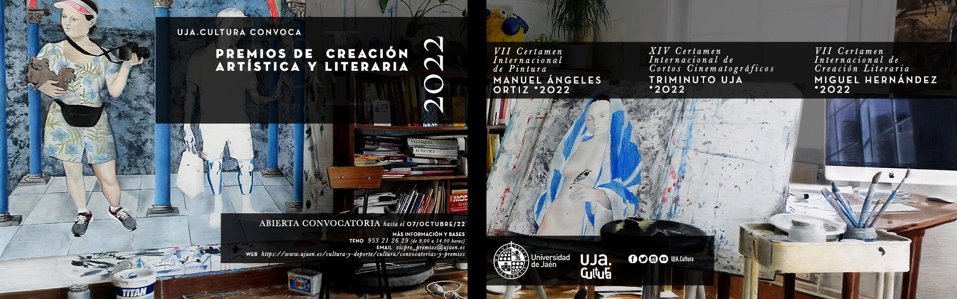 Banner Premios de Creación Artística y Literaria 2022