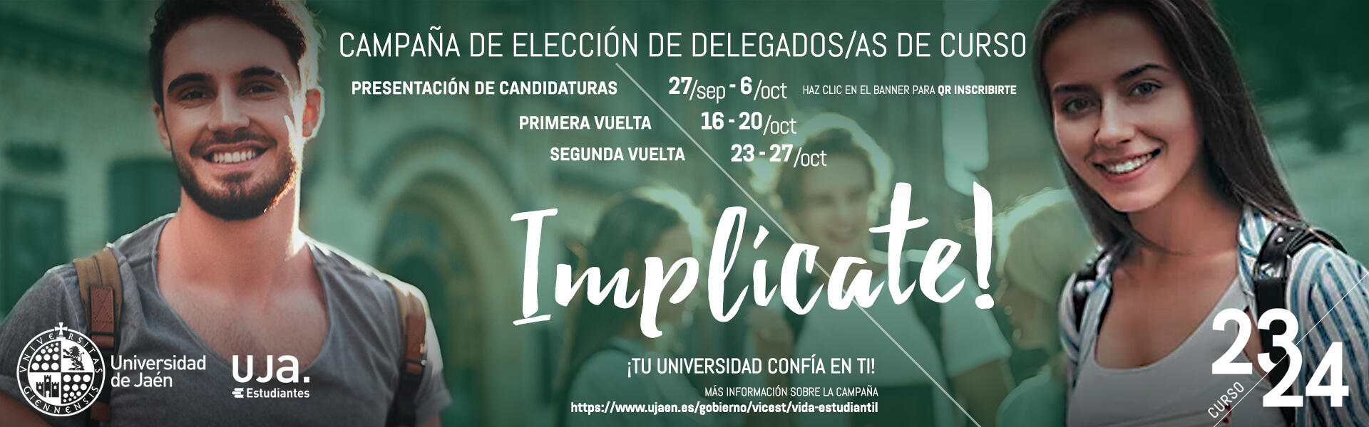 Campaña de Elección de delegados/as del curso 2023-2024