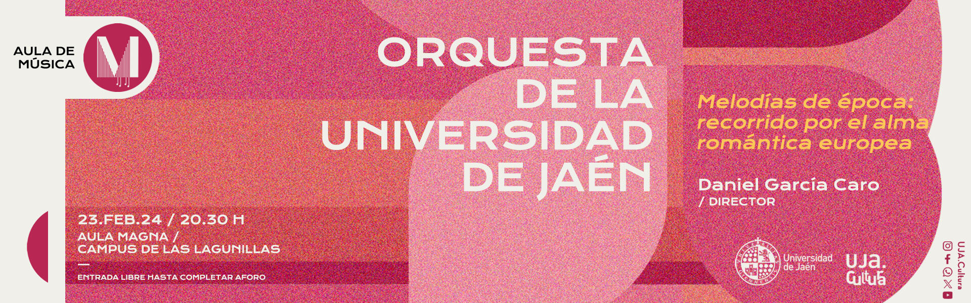Concierto de la Orquesta de la Universidad de Jaén. 'Melodías de época: recorrido por el alma romántica europea'