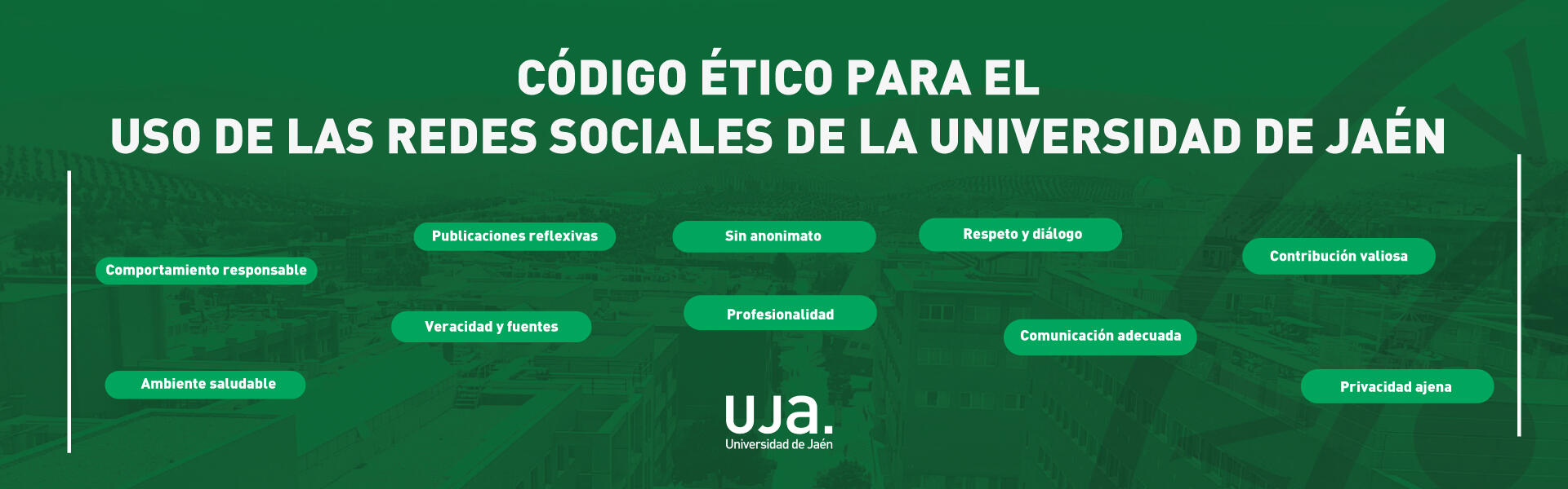 Código Ético para el uso de la redes sociales de la Universidad de Jaén