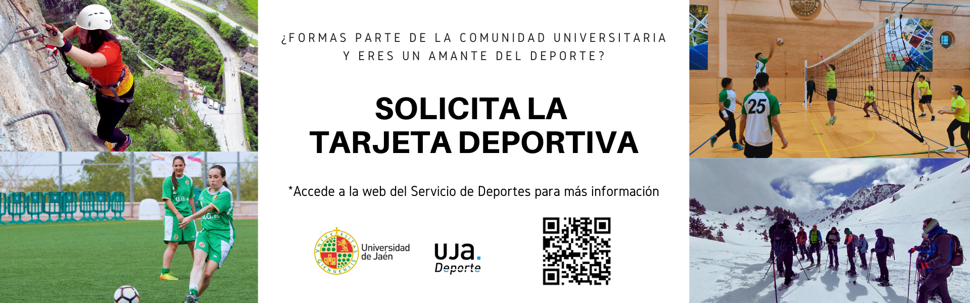 Solicita tu Tarjeta Deportiva UJA