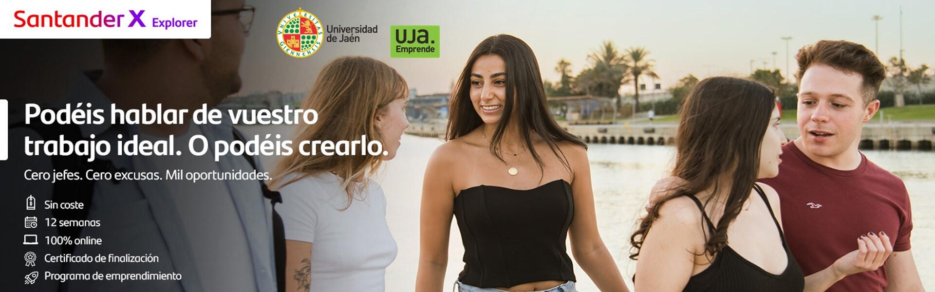 Programa Santander X Explorer. Convierte tu idea en un negocio sostenible