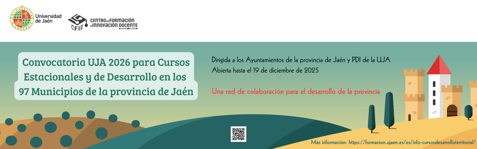 Convocatoria de Cursos Estacionales y de Desarrollo en Municipios de la UJA 2026