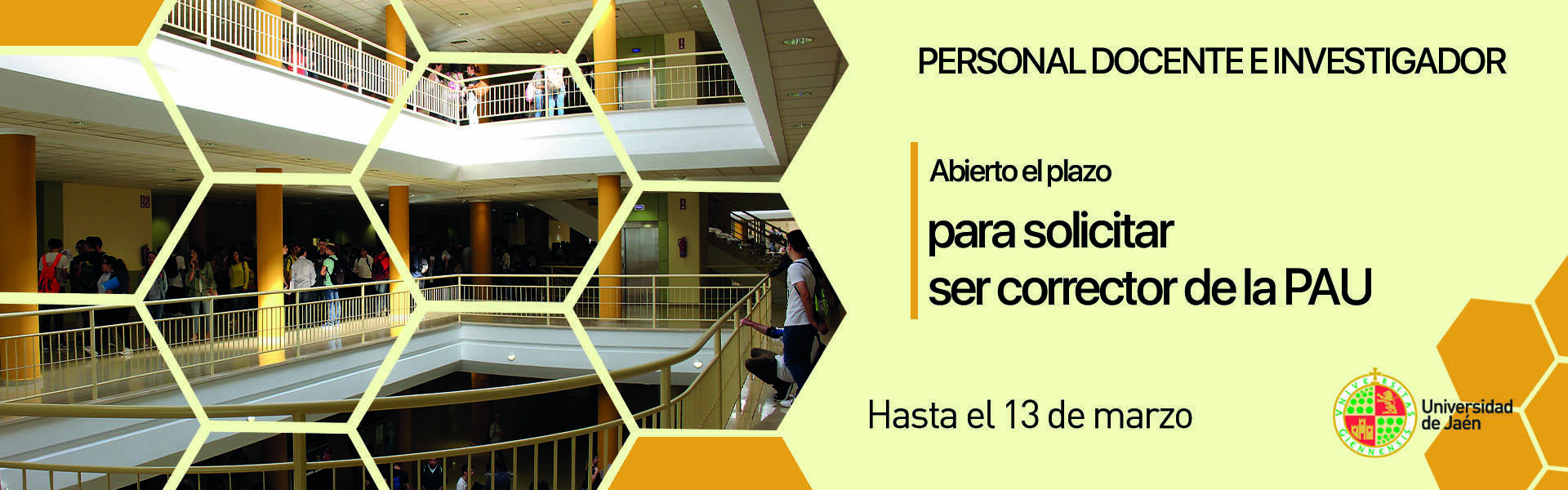 Banner corrector PAU 2026