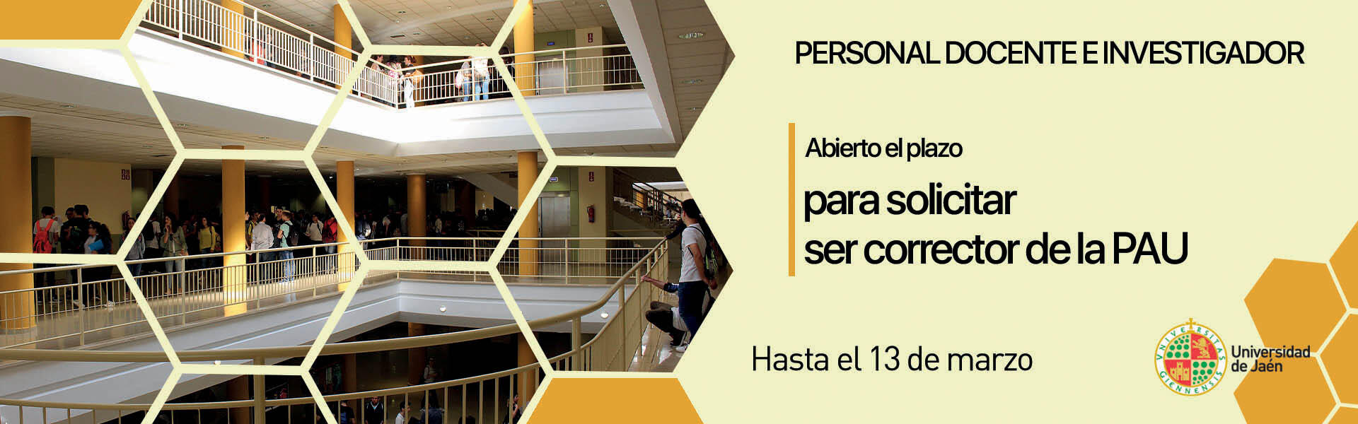 Banner corrector PAU 2026