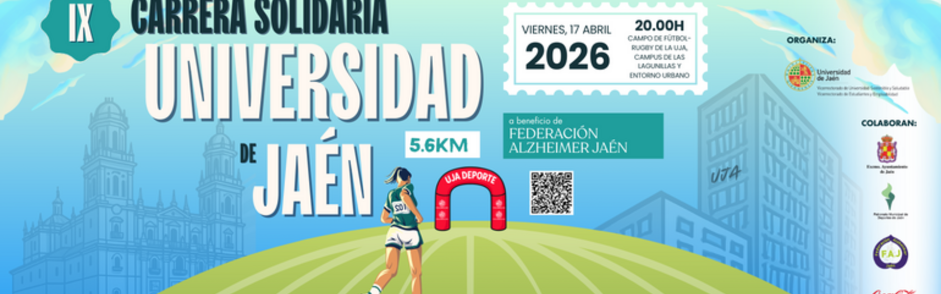 Banner IX Carrera Solidaria Universidad de Jaén