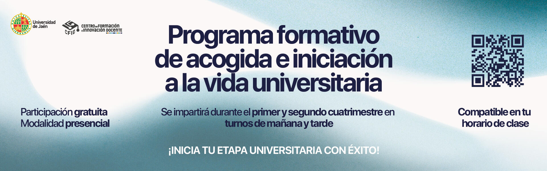 Banner Programa formativo de acogida e iniciación a la vida universitaria