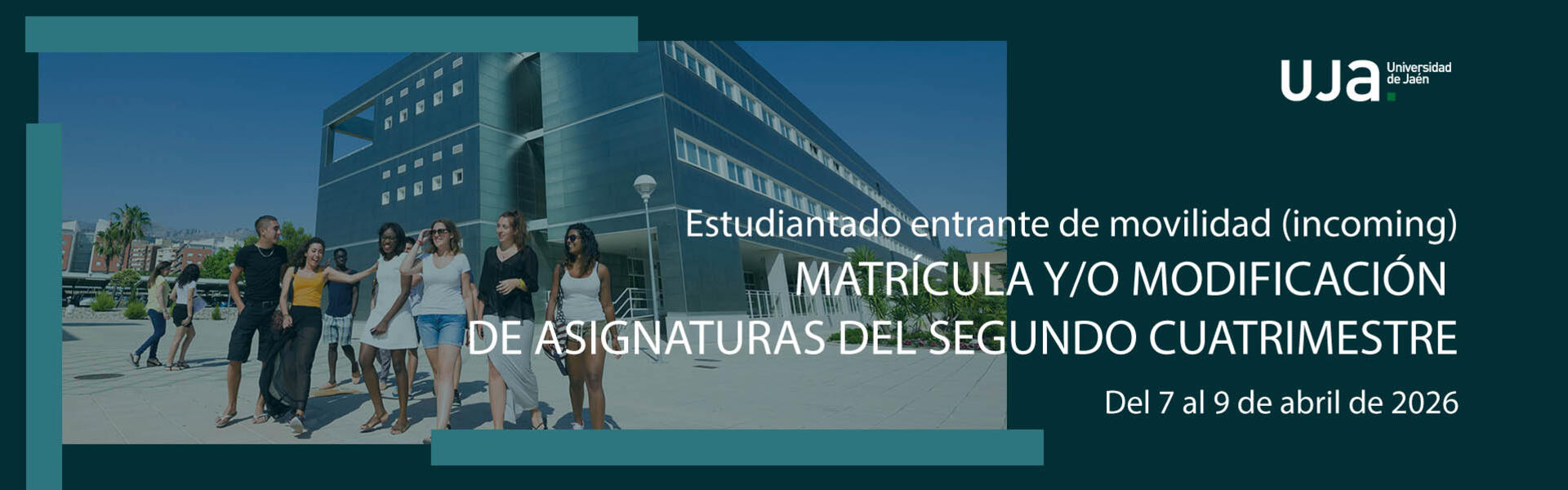 Banner modificación asignaturas segundo cuatrimestre