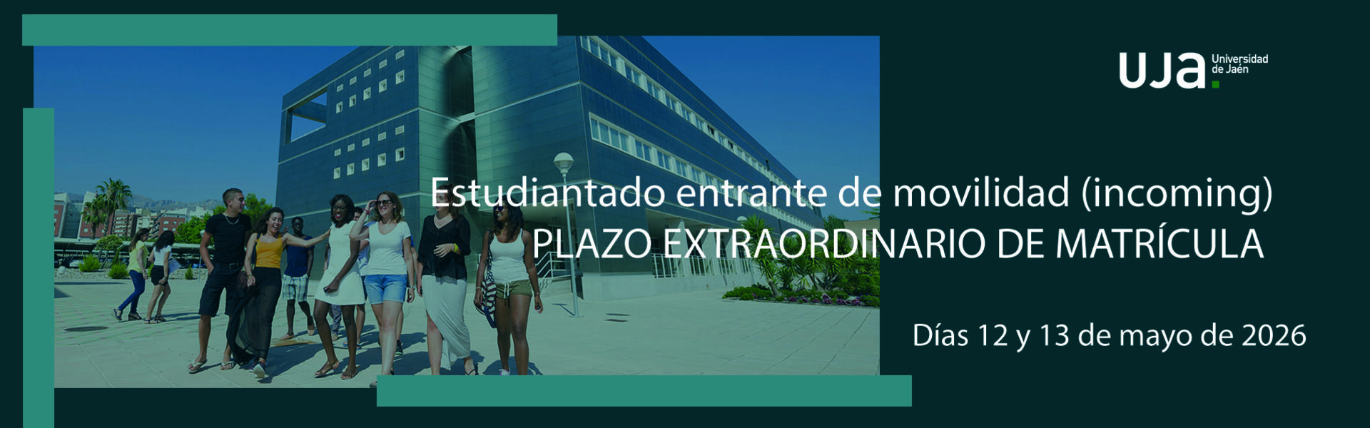 Banner Plazo extraordinario de matrícula para estudiantado entrante 