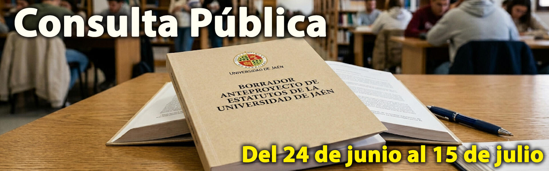 Banner web consulta pública Estatutos UJA