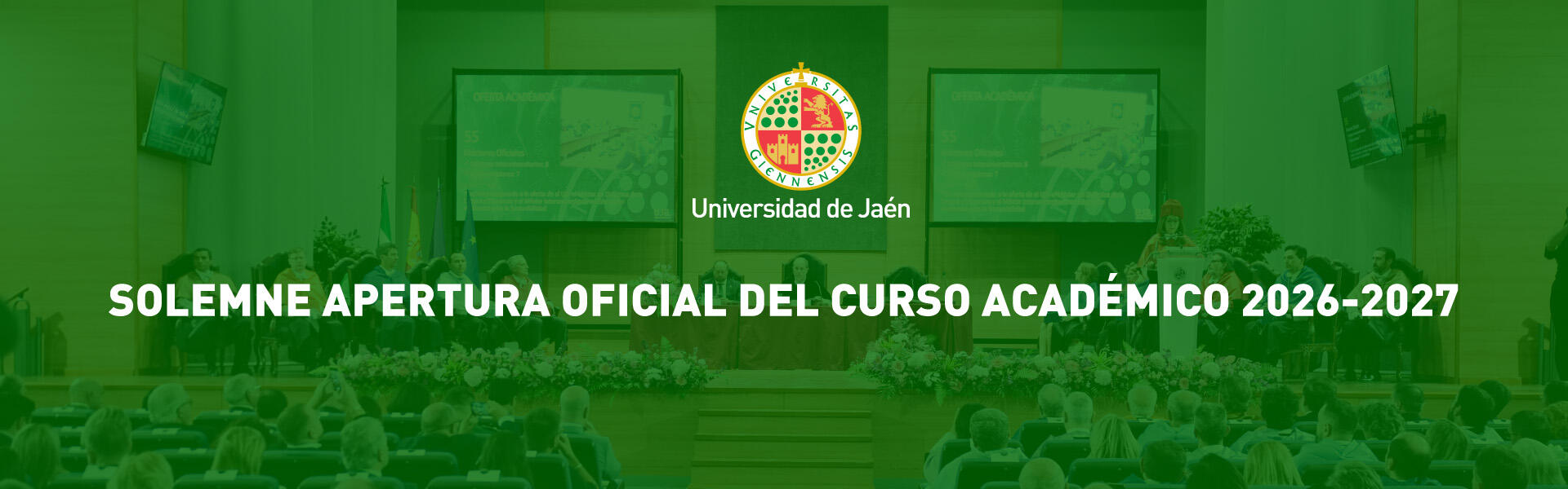 Acto Solemne de Apertura Oficial del Curso Académico 2026-2027