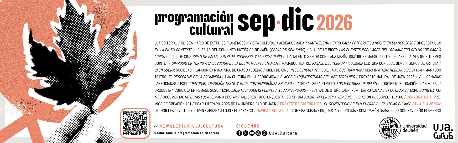 Programación cultura de la Universidad de Jaén