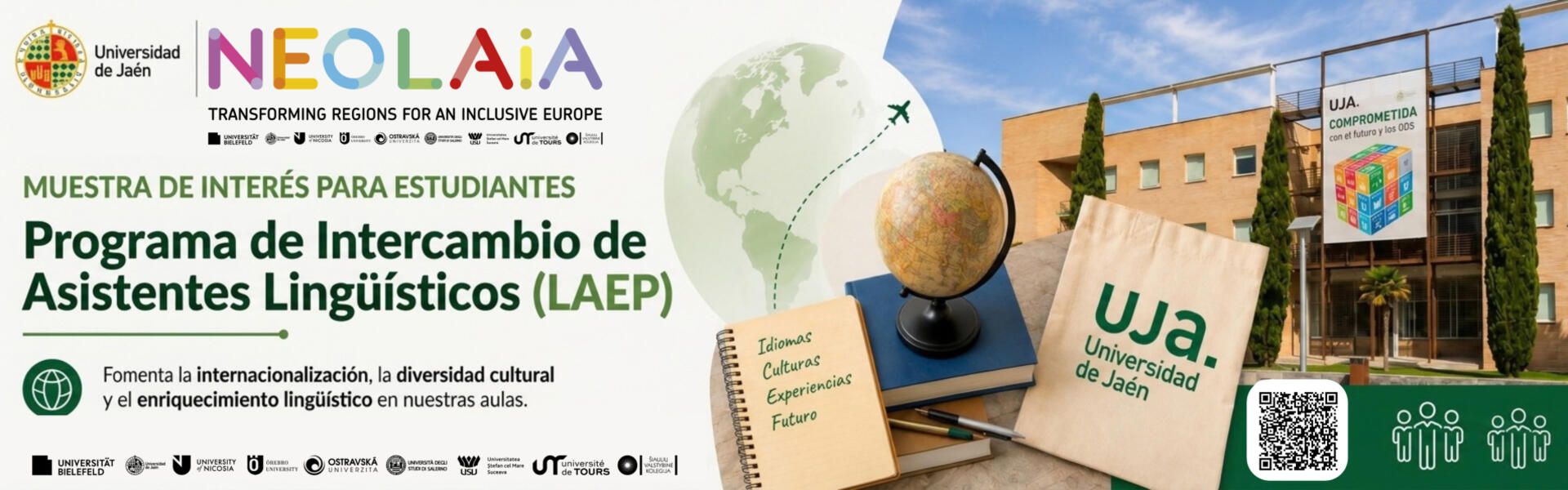 Programa de Intercambio de Asistentes Lingüísticos (LAEP). Estudiantes de Doctorado y Máster. Segundo Cuatrimestre del curso 2026-2027