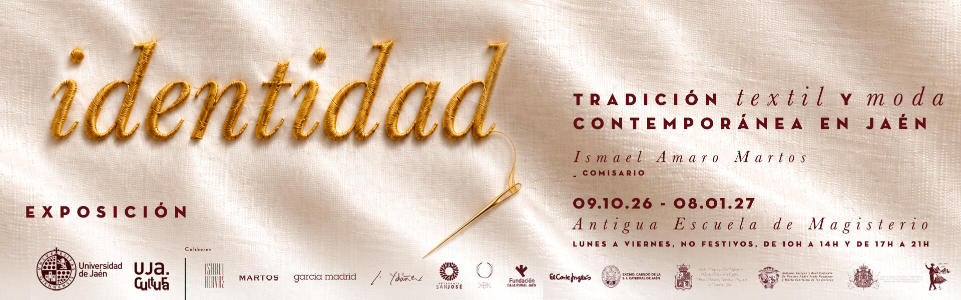 Exposición 'Identidad. Tradición textil y moda contemporánea en Jaén'
