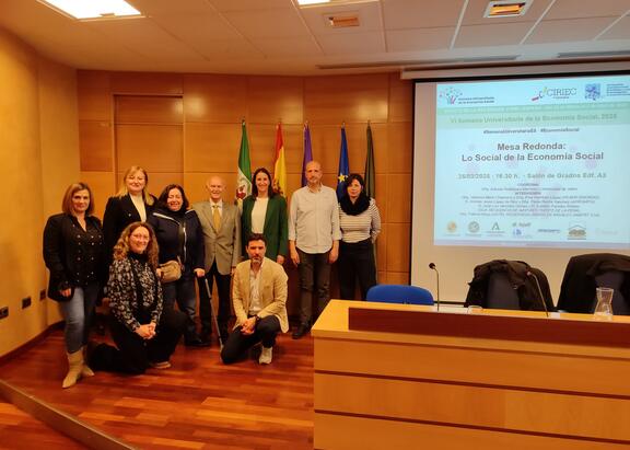 Organizadores y ponentes.