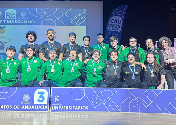 Equipo de Rugby 7 Masculino de la UJA.