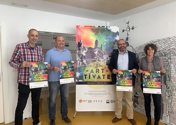 De izquierda a derecha, Álvaro Trujillo, Rodrigo Checa, Felipe Serrano y Gema Torres.