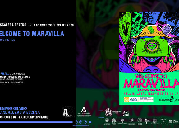 Cartel de la obra 'Welcome to maravilla'.