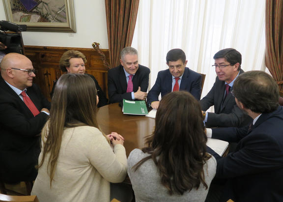Momento de la reunión.
