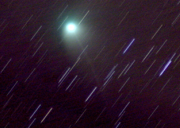 Fotografía obtenida del cometa. 