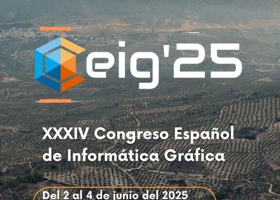 Cartel del XXXIV Congreso Español de Informática Gráfica (CEIG).
