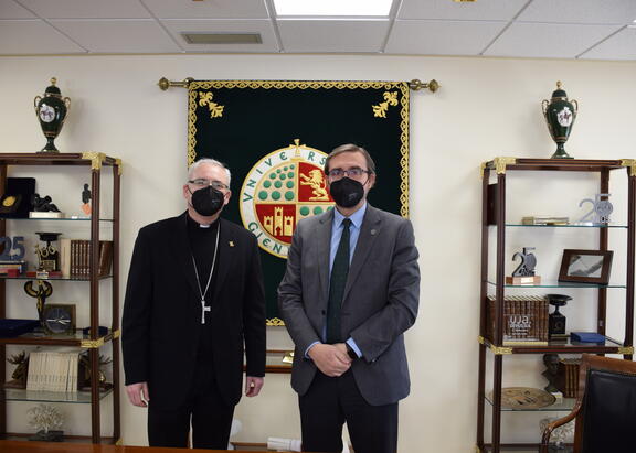 El Obispo y el Rector de la UJA.