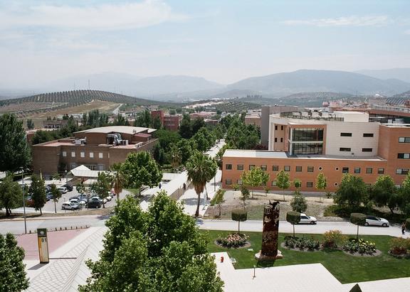 Vista del Campus Las Lagunillas de la UJA.