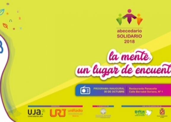 Cartel de Abecedario Solidario 2018.
