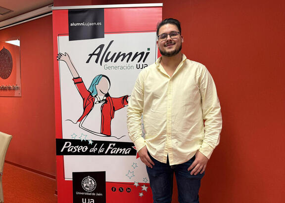 Ángel Moreno, 'Alumni Paseo de la Fama' UJA del mes de noviembre 2024.