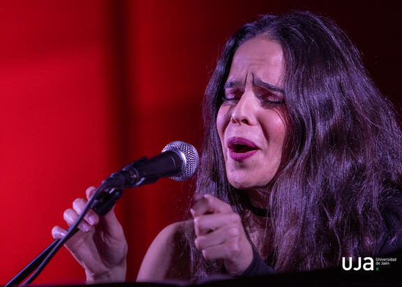 La cantaora Ángeles Toledano.