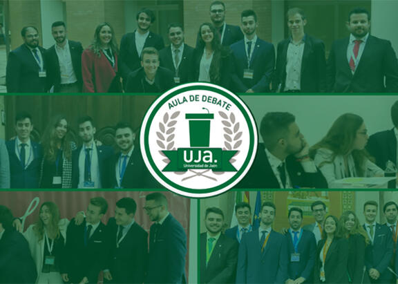 Cartel del Aula de Debate de la UJA.
