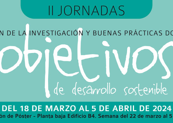 Banner de las II Jornadas de Difusión de la Investigación y Buenas Prácticas Docentes en OdDS.