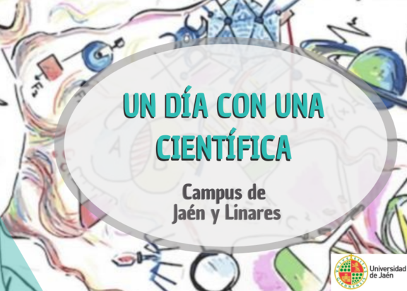 Cartel de la UJA en la festividad del Día Internacional de la Mujer y la Niña en la Ciencia
