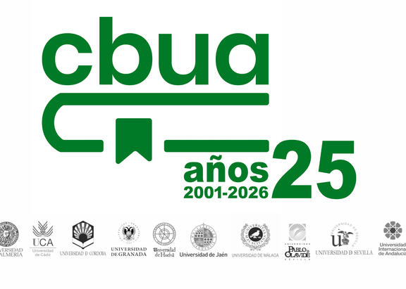 Logotipo del 25 aniversario del CBUA.