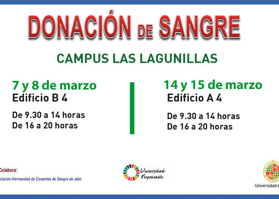 Cartel de la donaciones de marzo.
