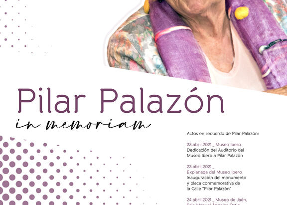 Cartel del homenaje a Pilar Palazón.