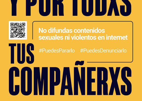 Cartel de las campañas de sensibilización impulsadas por la Agencia Española de Protección de Datos.