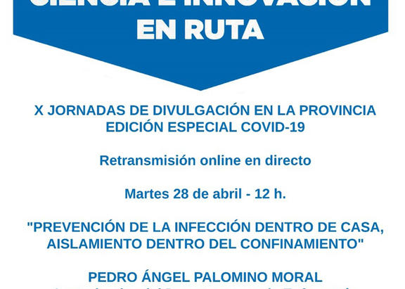 Cartel con la primera de las conferencias programadas.