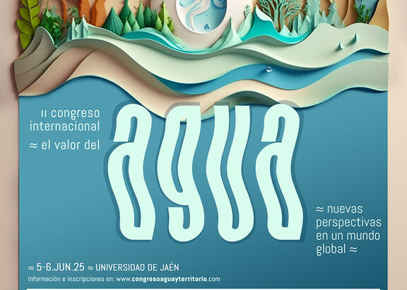 Cartel del II Congreso Internacional 'El valor del agua'.