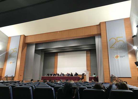 Sesión del Claustro de la UJA, celebrado hoy