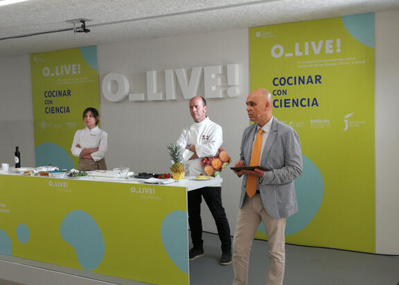 José Juan Gaforio y Marcos Reguera, en 'Cocina con ciencia'.