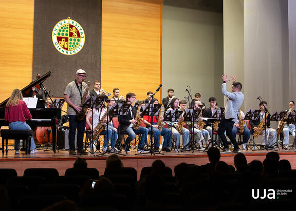 Concierto ofrecido por la Big Band del Conservatorio Superior de Música ‘Andrés de Vandelvira’.