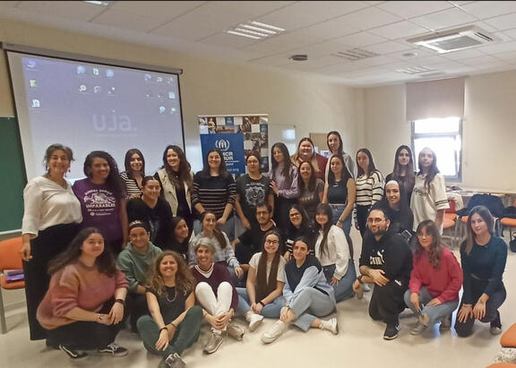 Alumnado del 2º curso del Grado en Educación Infantil.