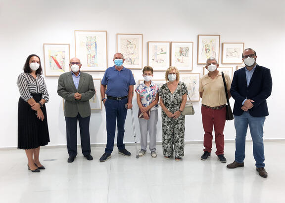 Marta Torres, Rafael López-Sidro, Antonio García, Carmen López; Francisca Pérez, Juan Manuel Arévalo y Felipe Serrano.