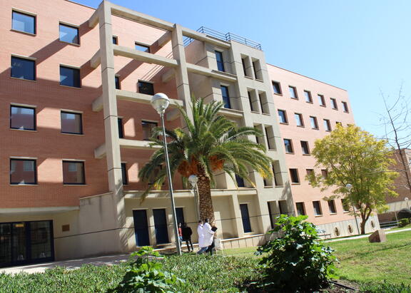Edificio de la Facultad de Ciencias de la Salud de la UJA.